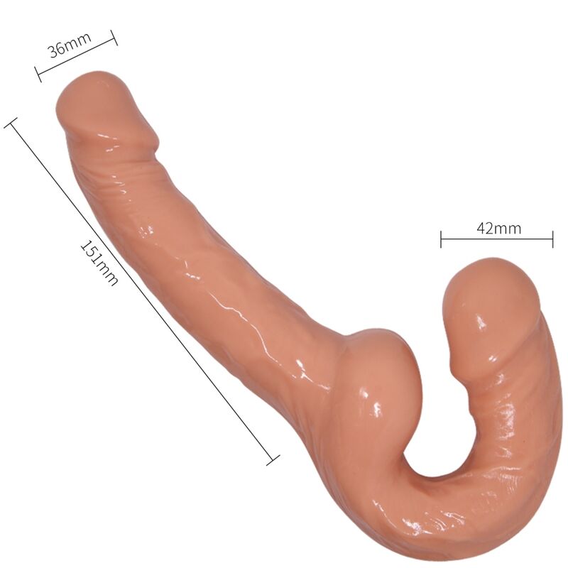 BAILE - DILDO ULTRA PASIONAL CU HAM FĂRĂ SUPORT