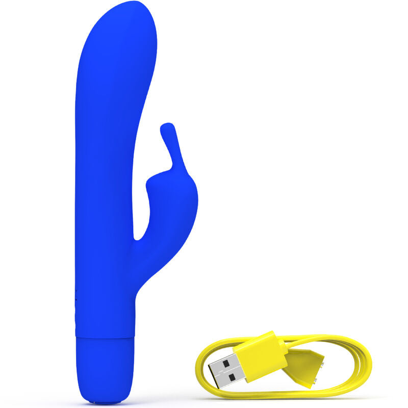 B SWISH - VIBRATOR REÎNCĂRCABIL BWILD BUNNY INFINITE CLASSIC, SILICON ALBASTRU