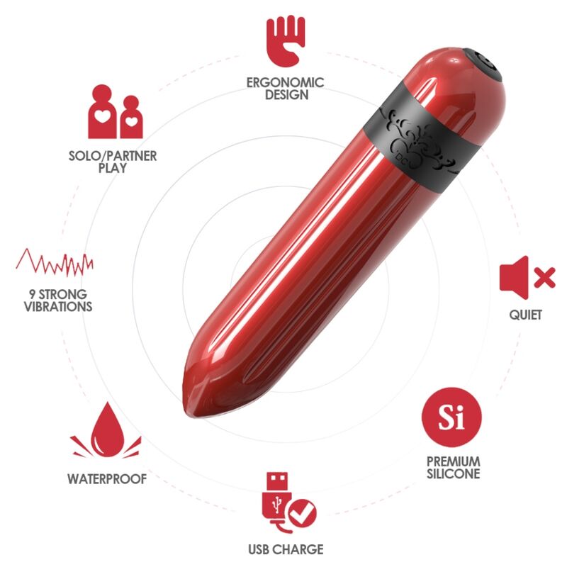 ARMONY - VIBRATOR RACHETĂ GLONȚ FUCSIA