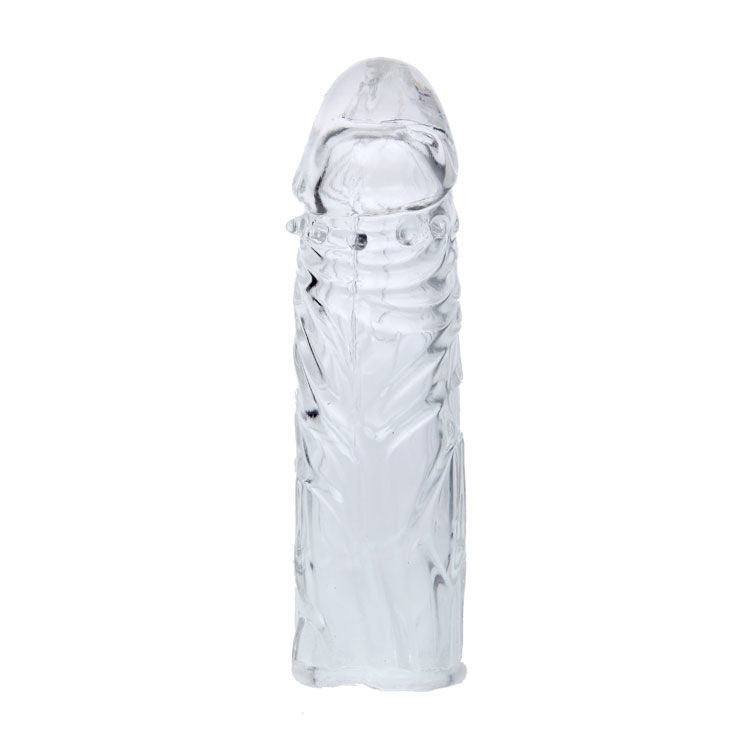 BAILE - HUSA DE PENIS DIN SILICON TRANSPARENTĂ 13 CM