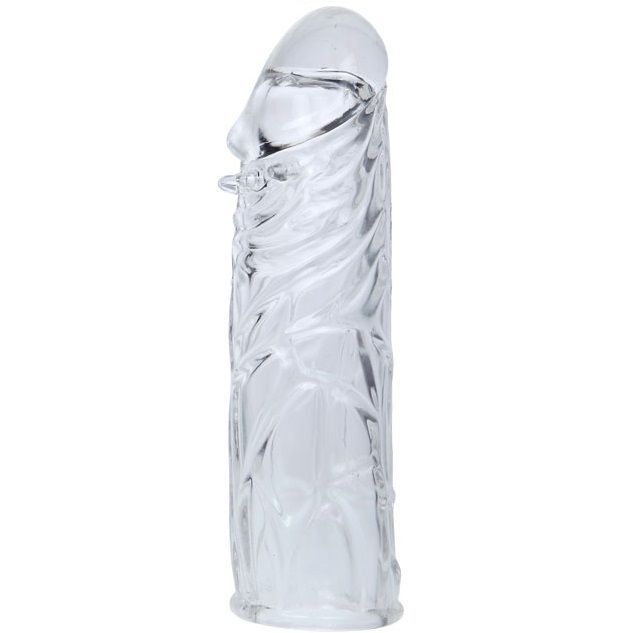 BAILE - HUSA DE PENIS DIN SILICON TRANSPARENTĂ 13 CM