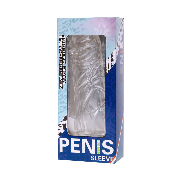 BAILE - HUSA DE PENIS DIN SILICON TRANSPARENTĂ 13 CM