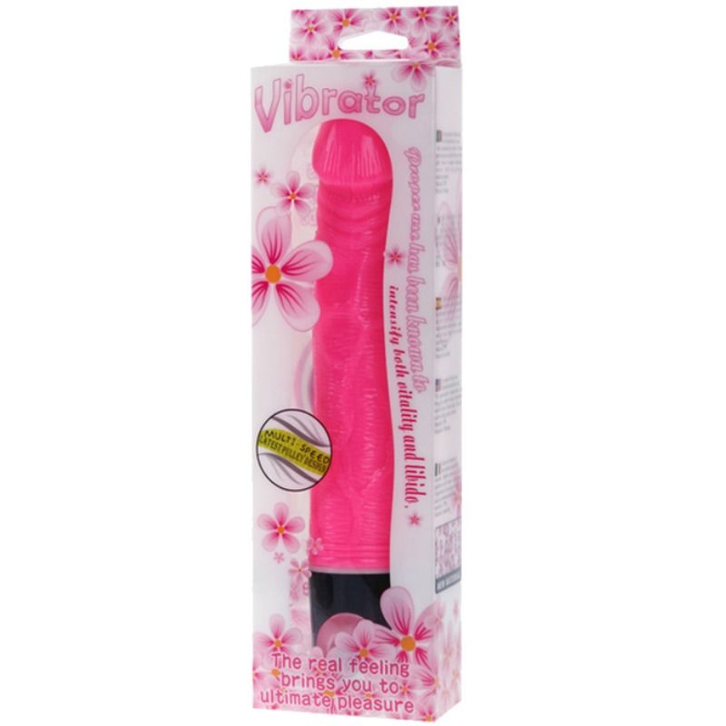 VIBRATOR CU VITEZE MULTIPLE 21,5 CM ROZ