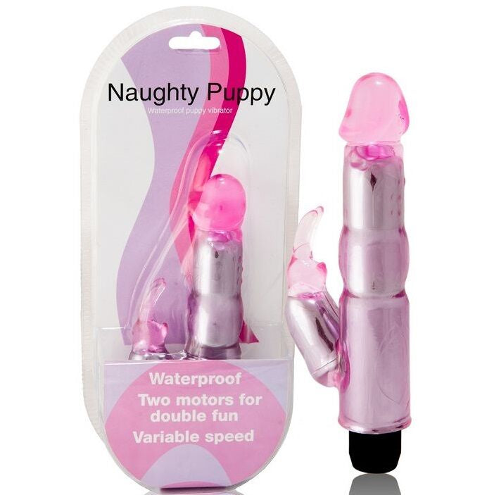 BAILE - VIBRATOR CU STIMULATOR ROZ REGLABIL